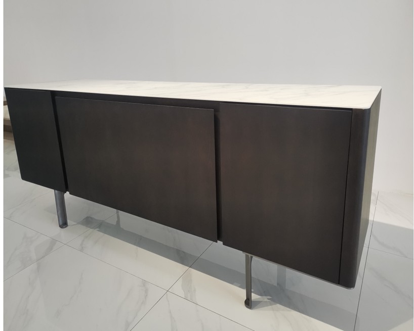 413餐边柜 1800x450x750Hmm 岩板 贴纸大理石 天然爵士白大理石